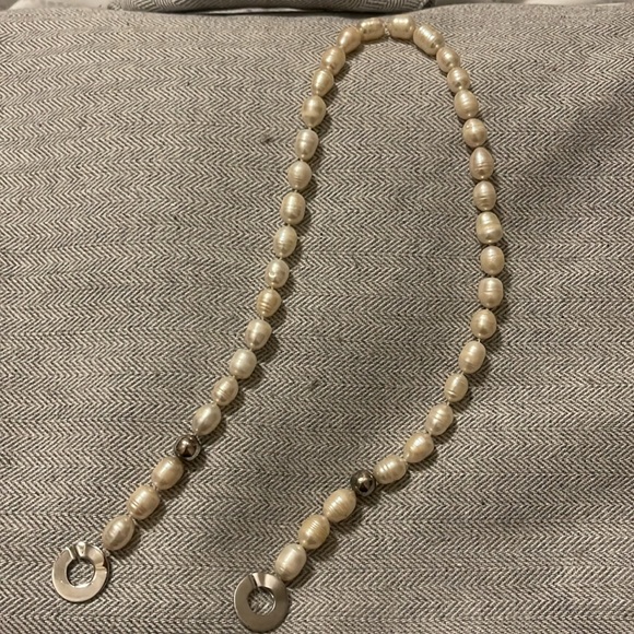 Peruvian Pearl Necklace with Sterling silver accents ⭐️ - Picture 7 of 7